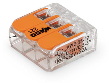 Wago szybkozłączka na linke 3x4 221-413 50 szt